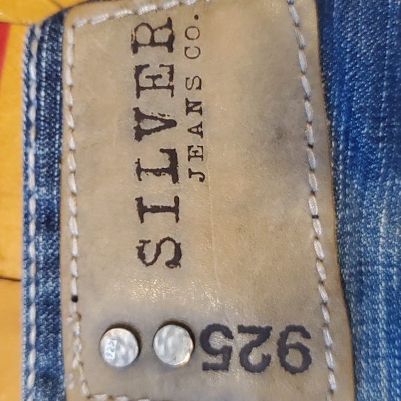 Mens Silver Jeans 925 Series Gordie 33x34 - Picture 6 of 12